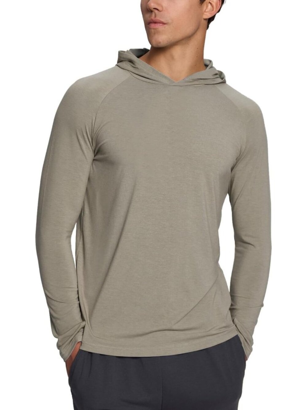 BAMBOO COOL Men's UPF50 UV Protection Long Sleeve Fishing Hoodie Sweatshirt